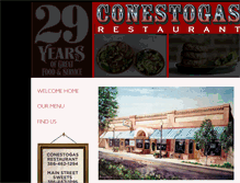 Tablet Screenshot of conestogasrestaurant.com